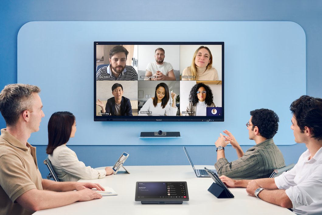 ViewSonic ra mắt màn hình tương tác ViewBoard IFP63 Series với bảo mật EDLA cấp doanh nghiệp - Image 2 Scenario Photo Meeting Room