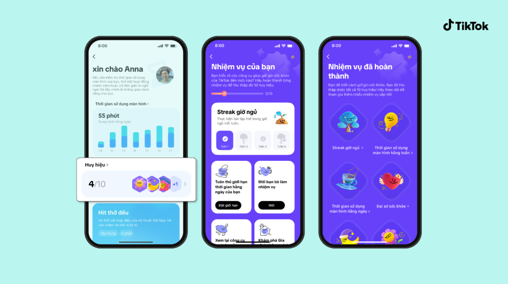 TikTok có giải pháp mới giúp người dùng thư giãn, tái cân bằng và nạp năng lượng 1 TikTok có giải pháp mới giúp người dùng thư giãn, tái cân bằng và nạp năng lượng - tiktok thu gian 2