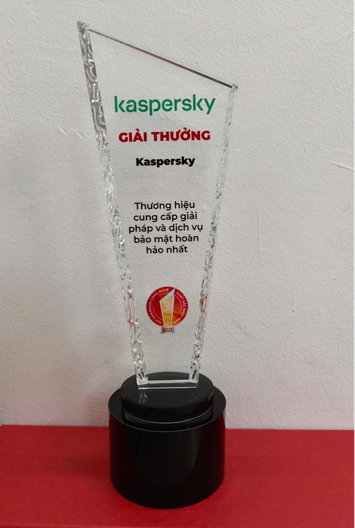 Giải Editor’s Choice Awards 2025: Kaspersky - Thương hiệu có giải pháp và dịch vụ bảo mật hoàn hảo nhất - z7405582391506 b6721a57ae332c83e1af4c02a4e2deea
