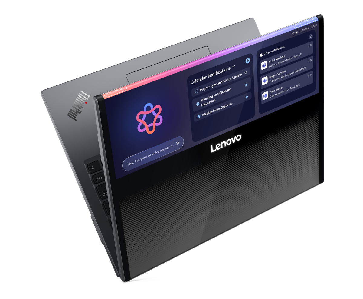 Lenovo giới thiệu loạt thiết bị và giải pháp AI mới cho doanh nghiệp hiện đại tại CES 2026 - 02 ThinkPad Rollable XD concept