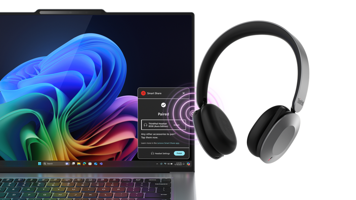 Lenovo giới thiệu loạt thiết bị và giải pháp AI mới cho doanh nghiệp hiện đại tại CES 2026 - 06 ThinkPad Dual Mode Wireless ANC Foldable Headset