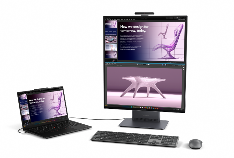 Lenovo giới thiệu loạt thiết bị và giải pháp AI mới cho doanh nghiệp hiện đại tại CES 2026 - 09 ThinkCentre X AIO Aura Edition