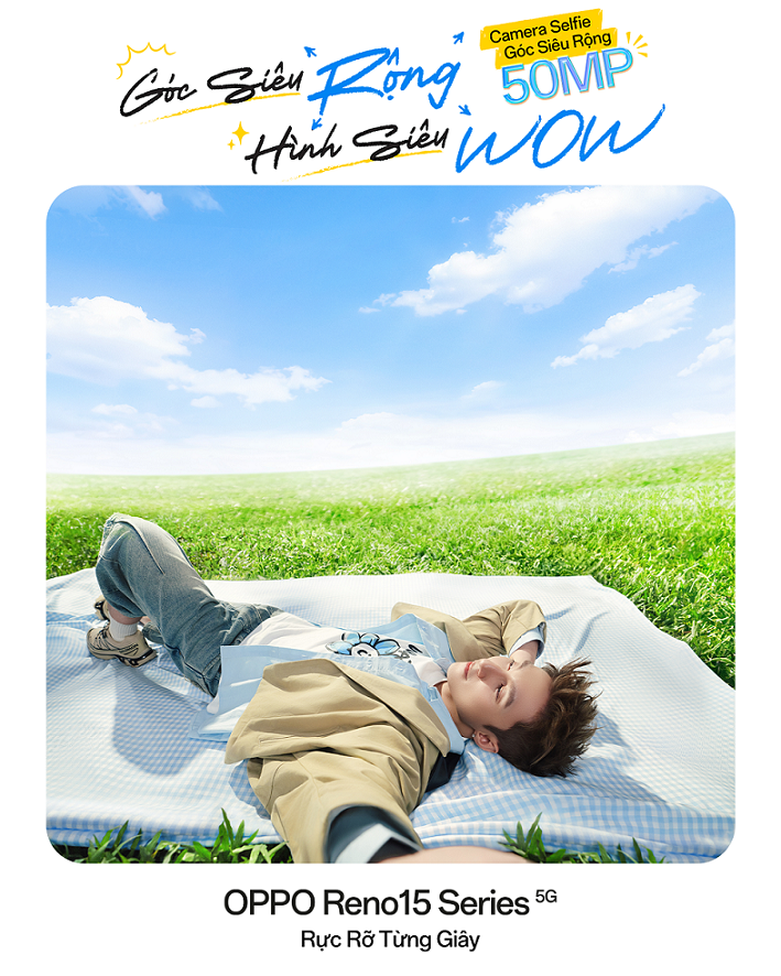 “Chuyên Gia Chân Dung AI” OPPO Reno15 Series chính thức ra mắt, đẹp và rất nhiều tính năng chụp ảnh thú vị - 3. Selfie goc 100 do