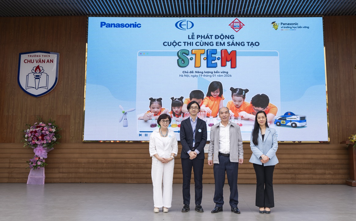 Panasonic phát động cuộc thi “Cùng em sáng tạo STEM” mùa 3, chủ đề năng lượng bền vững 1 Panasonic phát động cuộc thi “Cùng em sáng tạo STEM” mùa 3, chủ đề năng lượng bền vững - A1202401