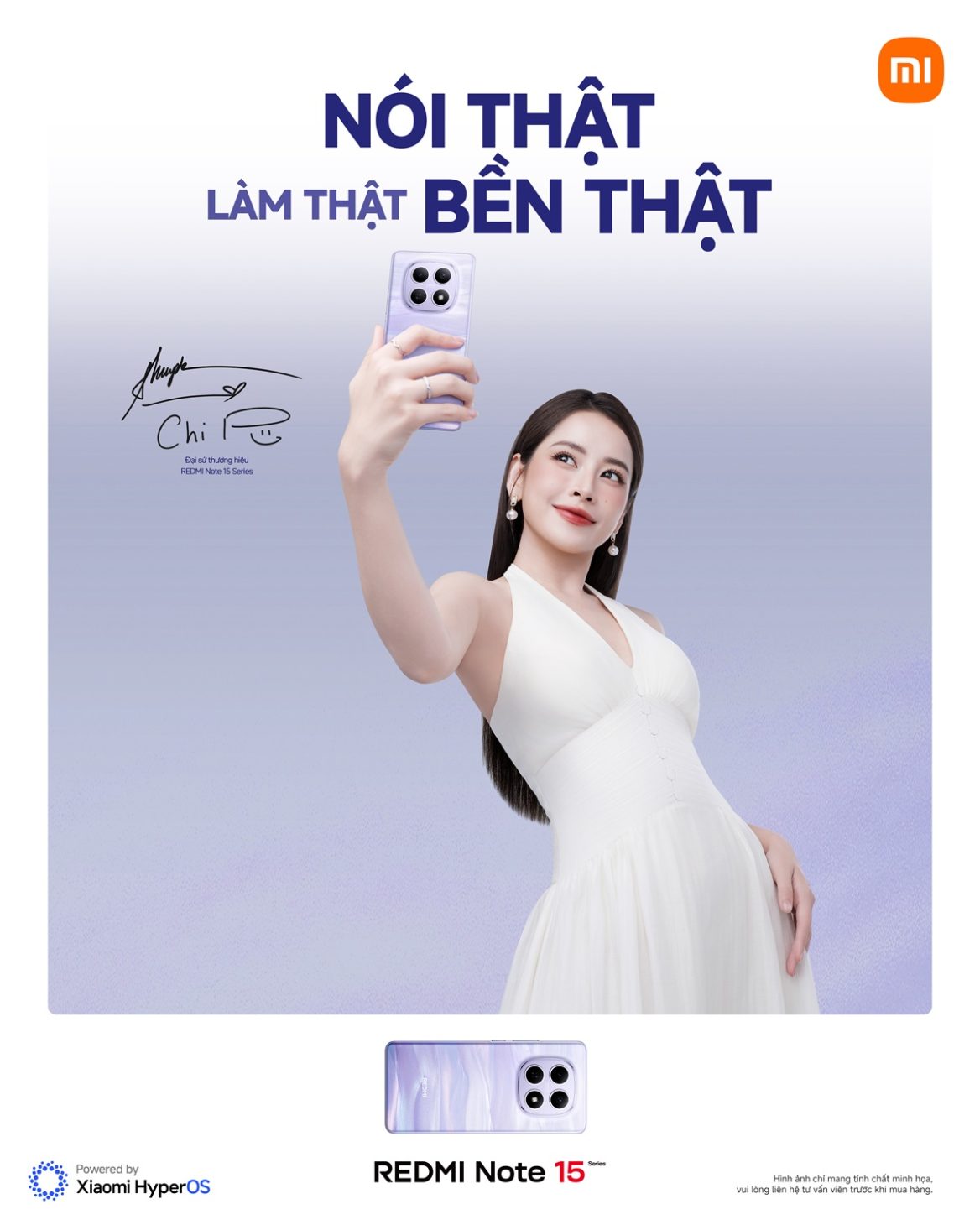 Chi Pu đồng hành ra mắt REDMI Note 15 Series, bền bỉ mọi môi trường, camera 200MP, giá từ 5,9 triệu đồng - Chi Pu REDMI Note 15 Series 2