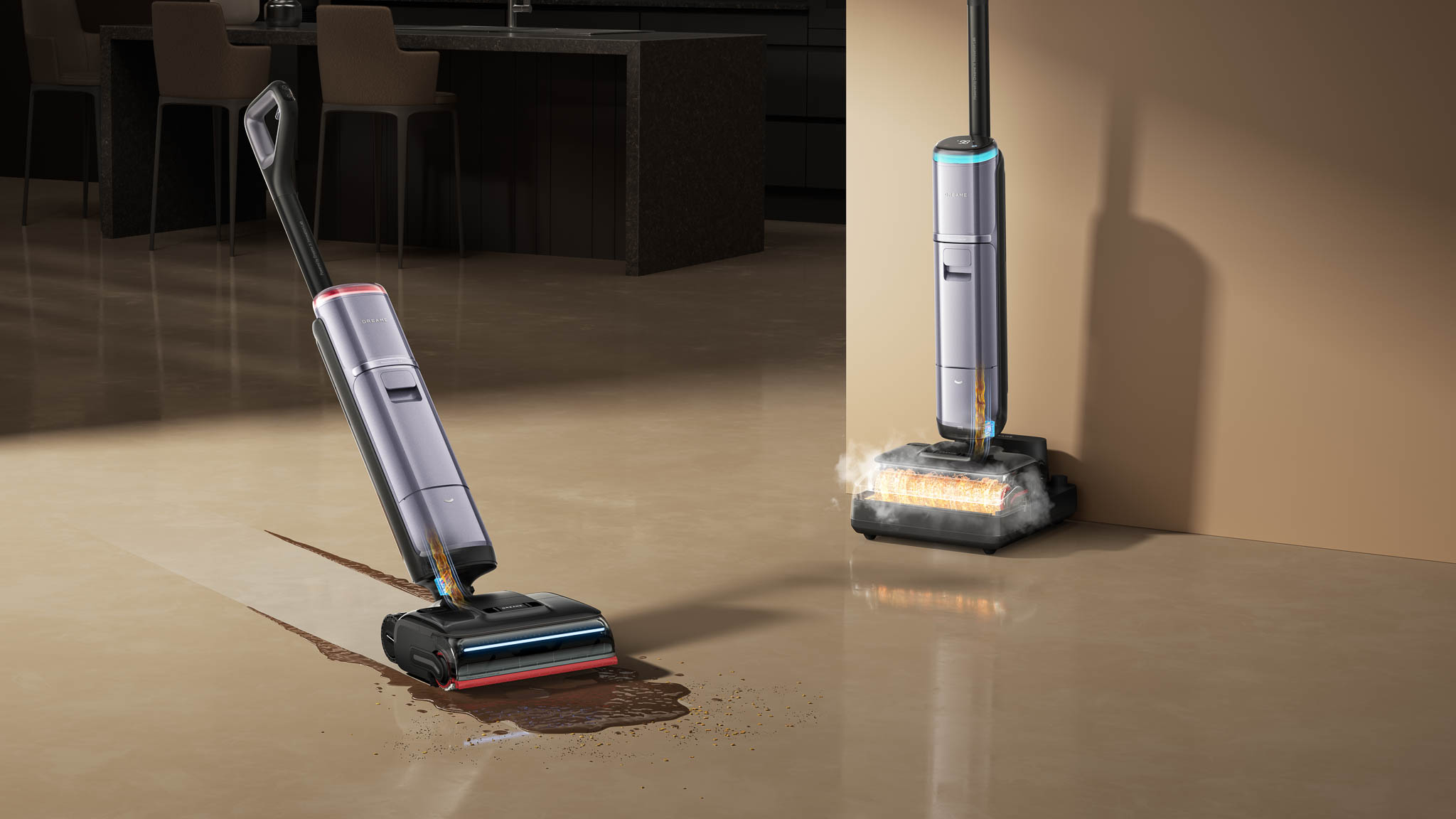 Không ngại mùa nồm ẩm nhờ bộ đôi DD20 và H16 Pro Steam của Dreame Việt Nam - May hut bui lau nha Dreame H16 Pro Steam 7