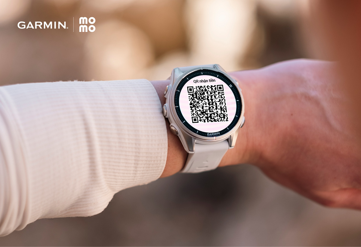 Đồng hồ Garmin hỗ trợ thanh toán MoMo bằng QR, không cần mang theo điện thoại hay ví tiền 2 Đồng hồ Garmin hỗ trợ thanh toán MoMo bằng QR, không cần mang theo điện thoại hay ví tiền - PIC 4 1
