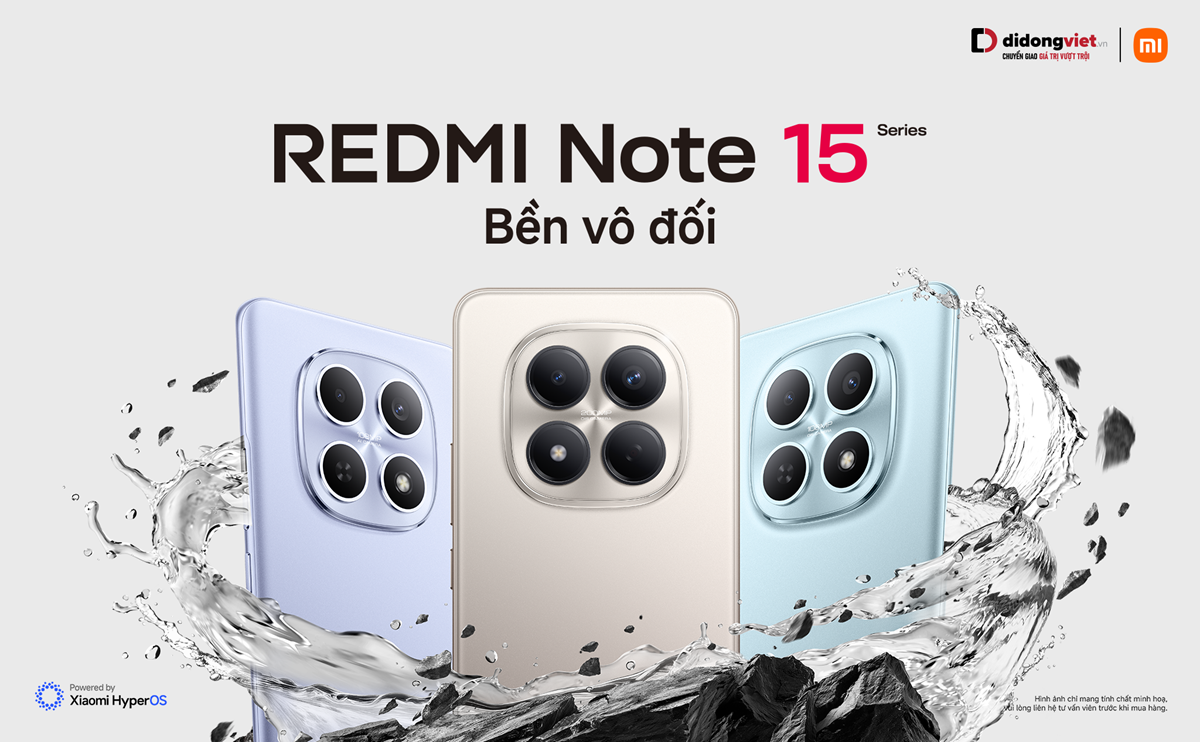 Sở hữu Redmi Note 15 series tại Di Động Việt với loạt ưu đãi - Redmi Note 15 anh 2