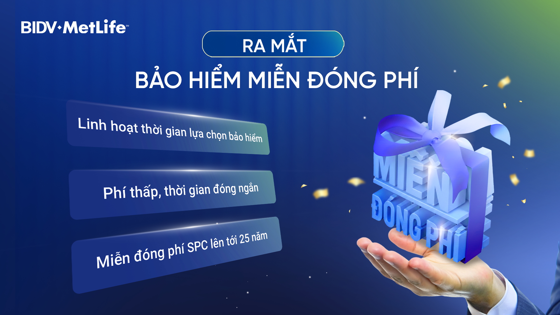 BIDV MetLife ra mắt sản phẩm “Bảo hiểm Miễn đóng phí” - BIDV MetLife chính thức ra mắt sản phẩm Bảo hiểm Miễn dóng phí