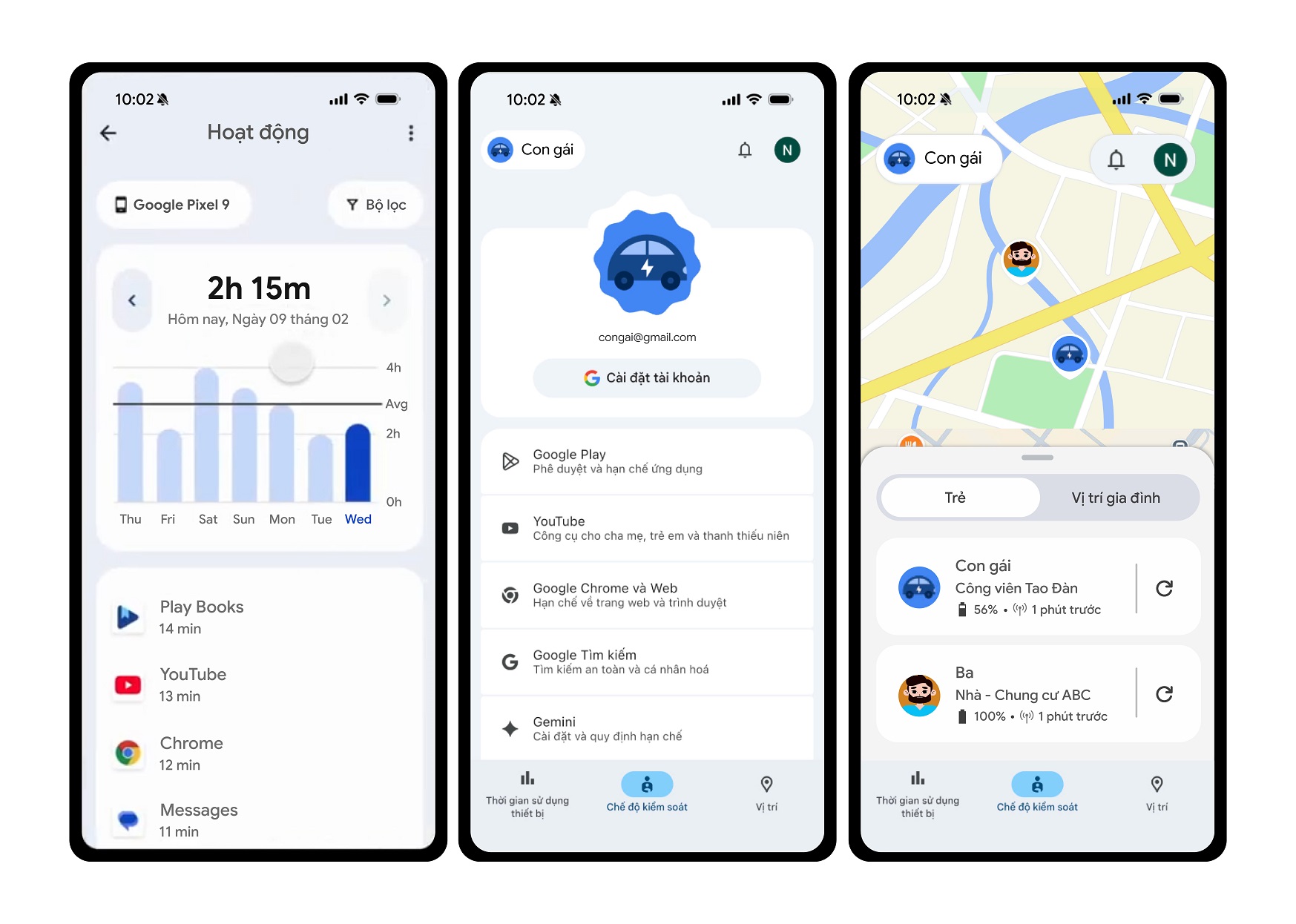 Các tính năng bảo vệ dành cho người dùng trẻ tuổi tại Việt Nam của Google - Ung dung Family Link la cong cu mien phi giup cha me quan ly thiet bi va Tai khoan Google cua con