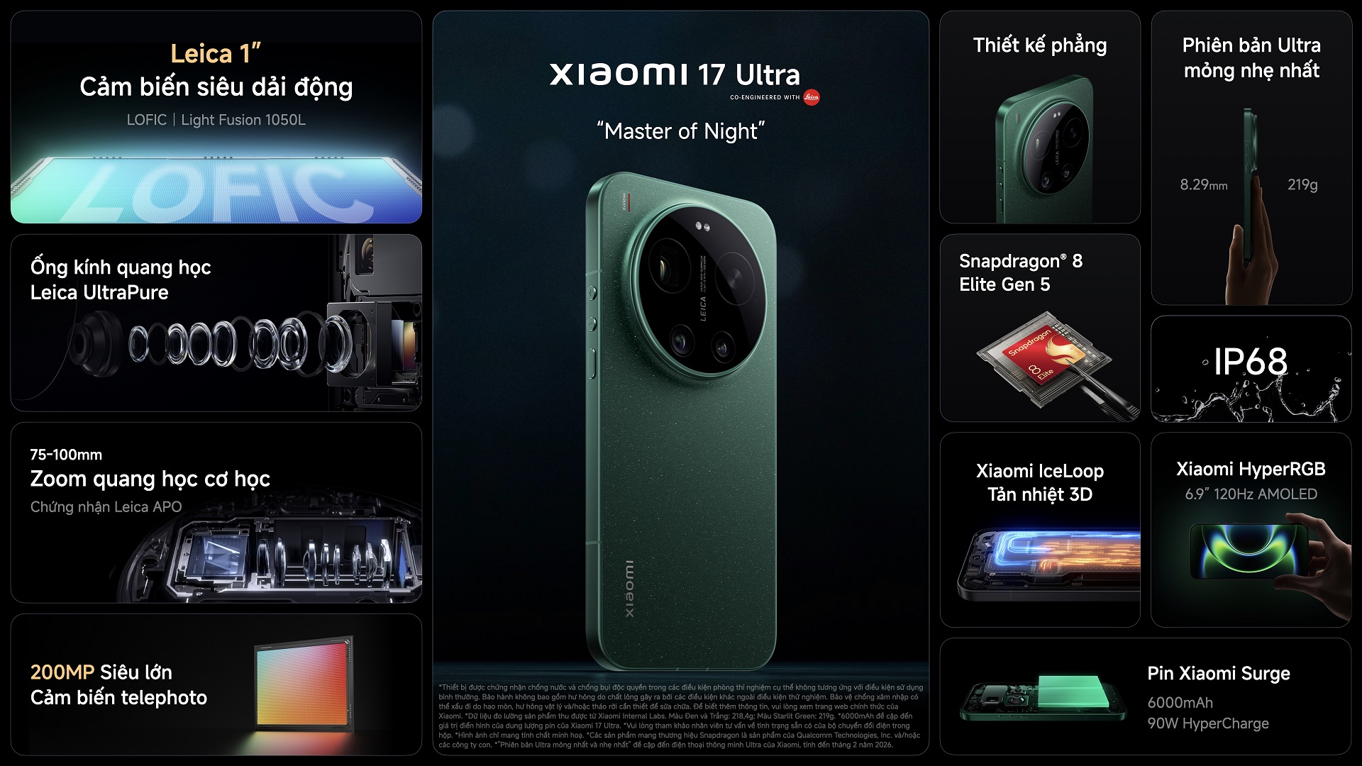 Xiaomi 17 Series, flagship nổi bật đã ra mắt tại Việt Nam, cảm biến lớn, thiết kế đẹp 1 Xiaomi 17 Series, flagship nổi bật đã ra mắt tại Việt Nam, cảm biến lớn, thiết kế đẹp - Xiaomi 17 Ultra