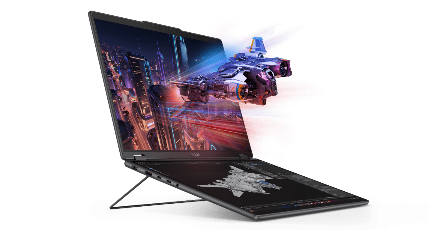 Lenovo giới thiệu loạt sản phẩm độc đáo nâng trải nghiệm di động và sáng tạo tại MWC 2026 - 02. The Yoga Book Pro 3D Concept