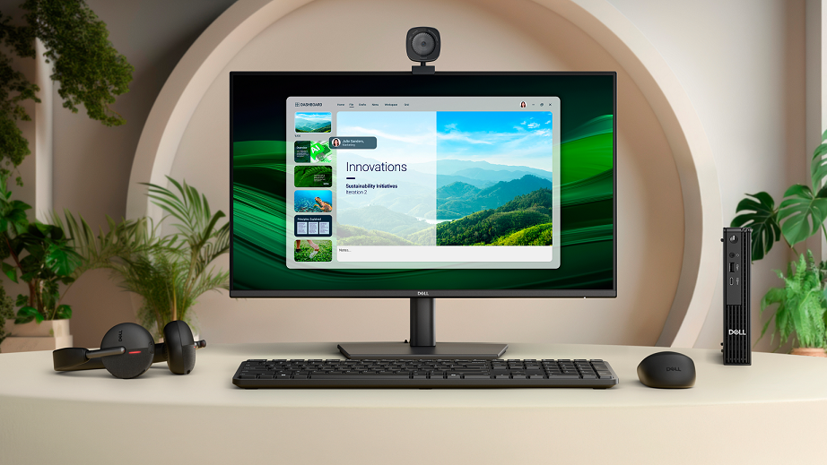 Dell ra mắt dải laptop và PC mỏng nhẹ mới, hỗ trợ AI tốt - Dell Pro 5 Micro Lifestyle 1