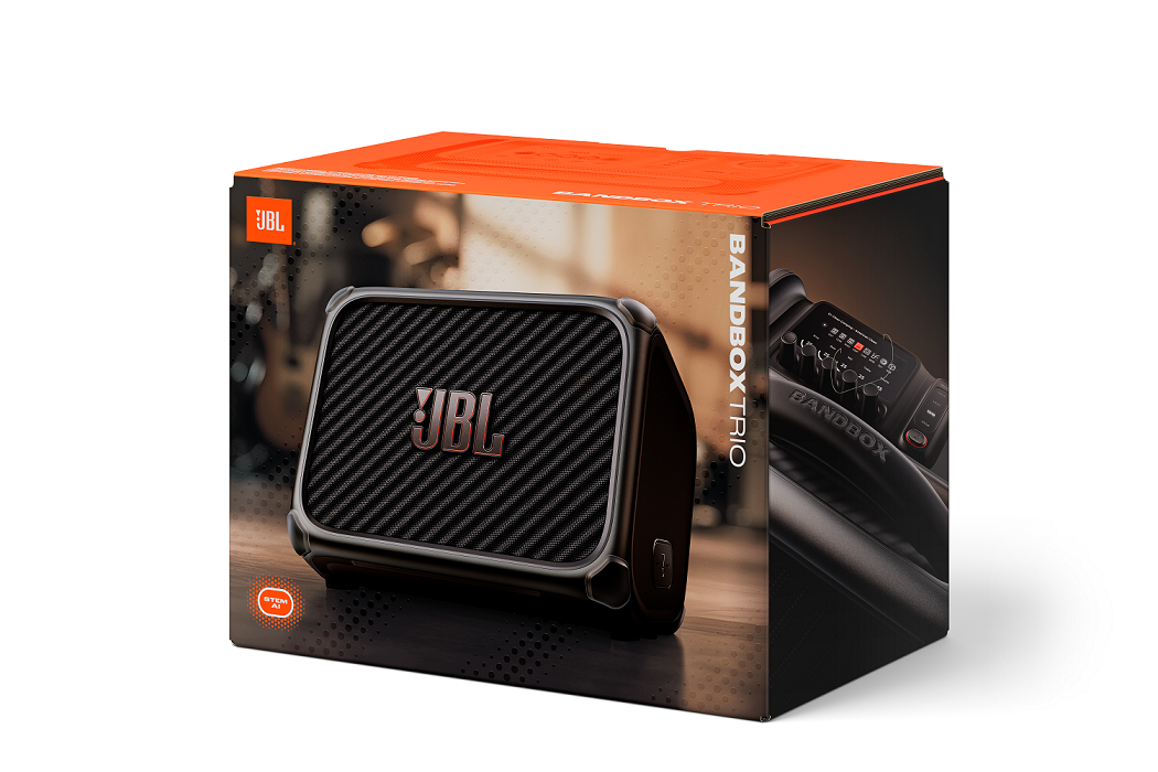 Mở bán JBL BandBox, dòng amp và loa di động đa dụng với tích hợp AI - JBL BandBox Trio EMEA Black SOP V16 Sideview