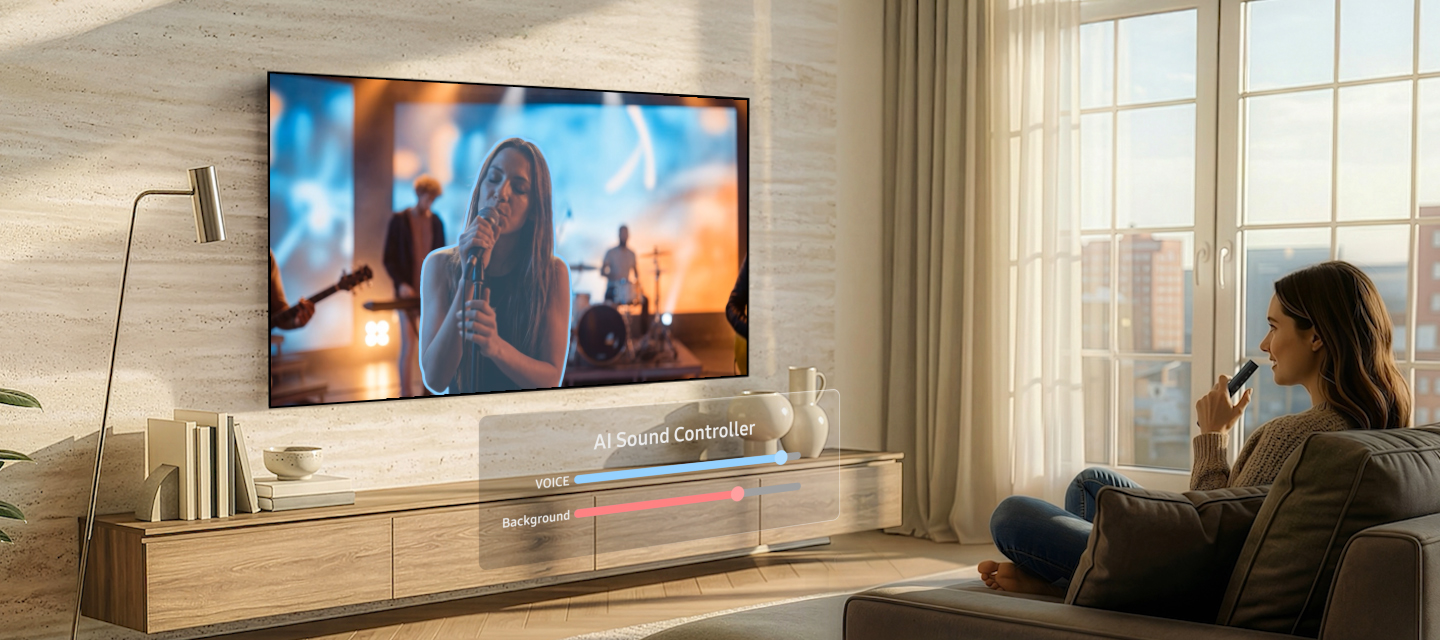 Samsung ra mắt thế hệ AI TV 2026 tại Việt Nam, giá chỉ từ 9,4 triệu đồng, giải trí tại gia đã khác - 4 2026 TV AI Sound Controller