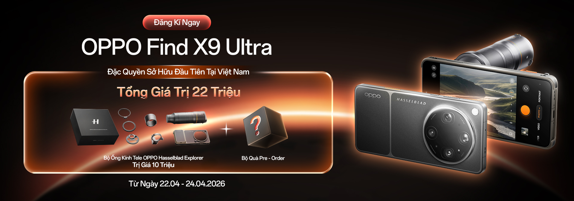 Đặt sớm "vua nhiếp ảnh di động" OPPO Find X9 phiên bản Ultra sắp về Việt Nam để được quà tặng giá trị - Thong tin uu dai