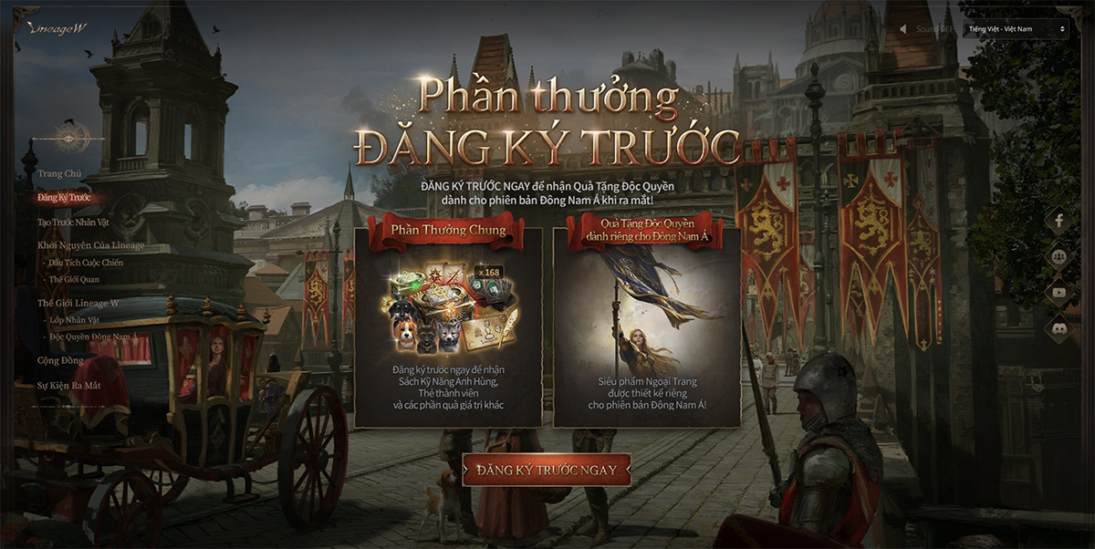 Lineage W mở website, khởi động đăng ký sớm, nhiều phần thưởng cho hành trình “huyết chiến tối thượng” 1 Lineage W mở website, khởi động đăng ký sớm, nhiều phần thưởng cho hành trình “huyết chiến tối thượng” - hinh 1 2