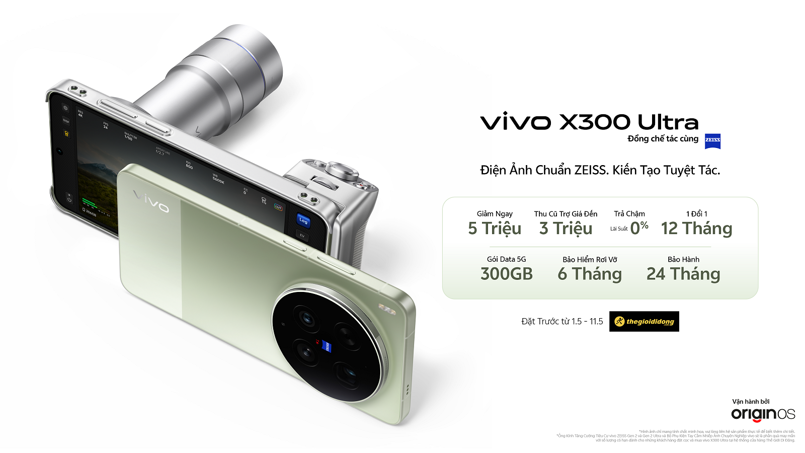 Siêu phẩm X300 Ultra của vivo chính thức bán ra, giá 49,99 triệu đồng, tích hợp Bộ Sưu Tập Ống Kính Bậc Thầy ZEISS - KV X300 Ultra Hotsale 01