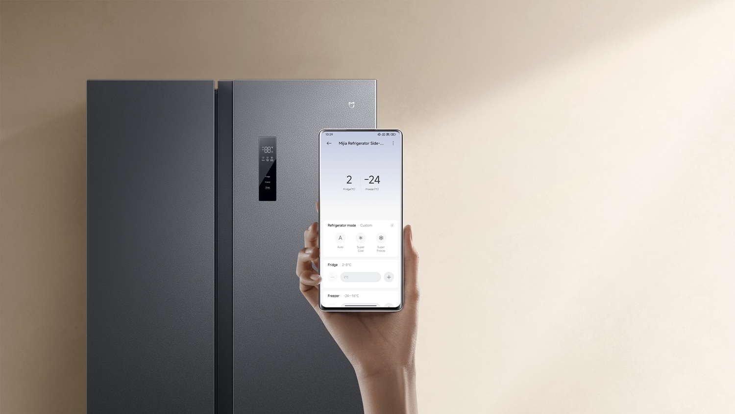 Xiaomi ra dải sản phẩm AIoT và thiết bị gia dụng Mijia mới, hoàn thiện hệ sinh thái gia dụng 10 Xiaomi ra dải sản phẩm AIoT và thiết bị gia dụng Mijia mới, hoàn thiện hệ sinh thái gia dụng - Mijia Refrigerator Side by Side 635L 1