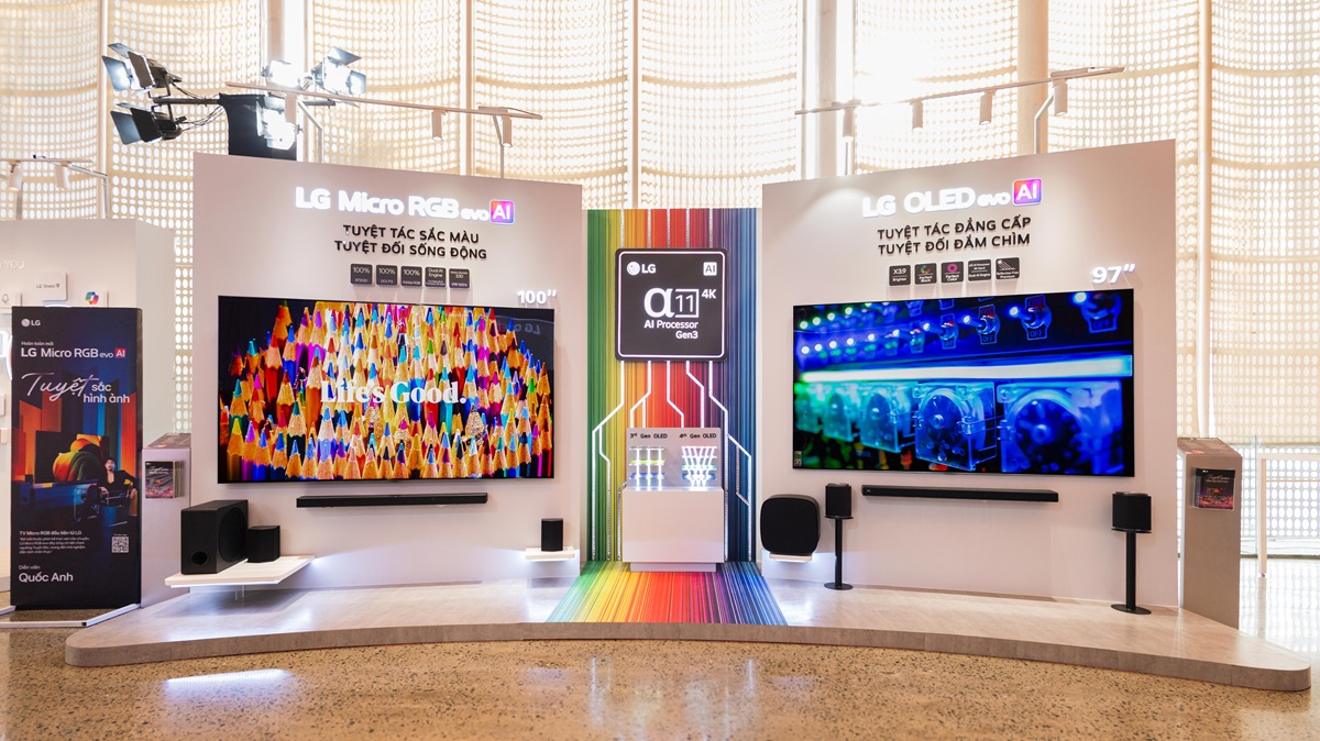 LG nâng tầm hệ sinh thái giải trí tại gia với dải TV AI và loa thanh thế hệ 2026 tuyệt phẩm - TV LG Micro RGB evo AI sở hữu bộ xử lý α11 AI thế hệ thứ ba mạnh mẽ vốn dược trang bị trên các dòng OLED của LG 2