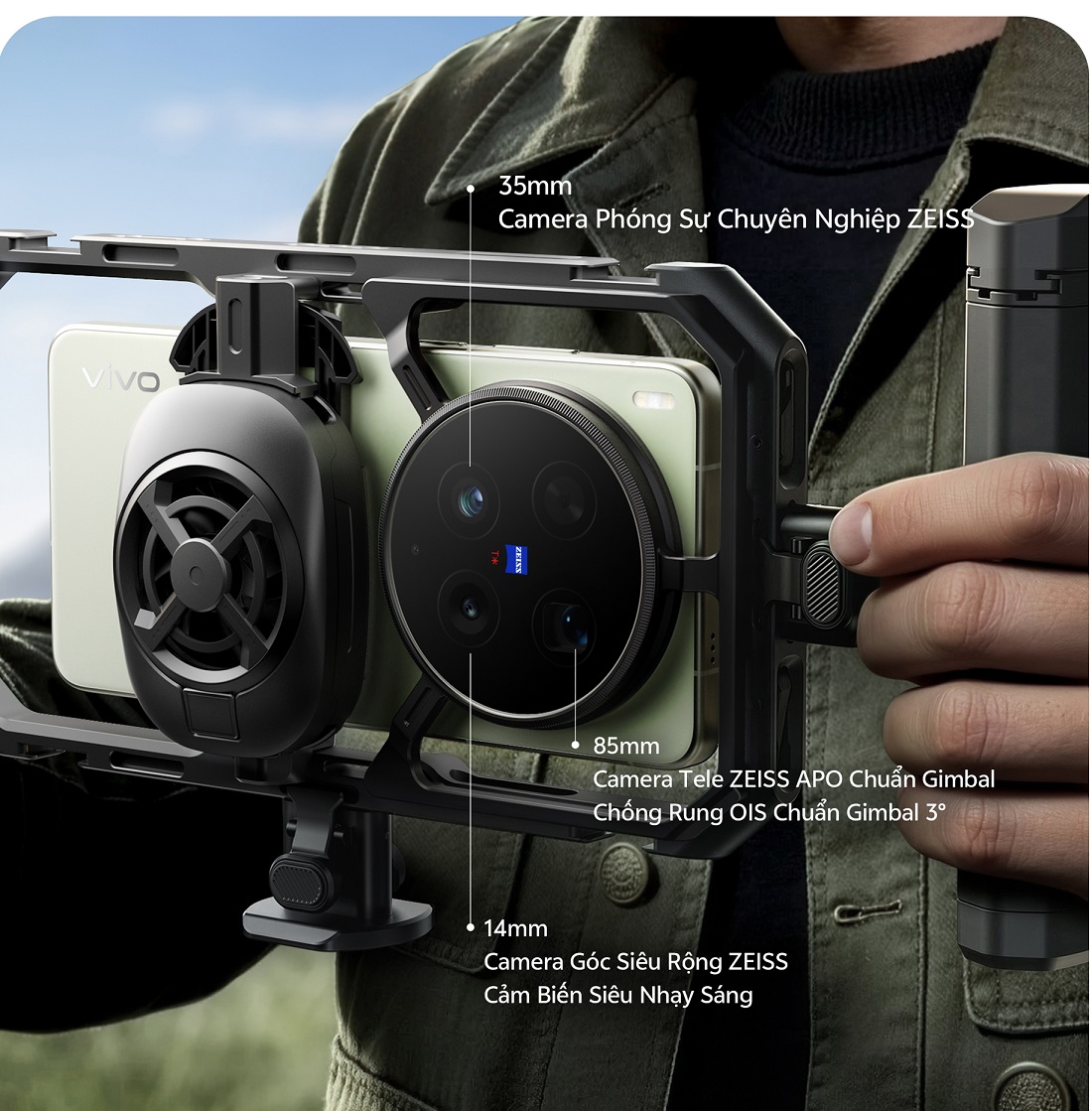 Siêu phẩm X300 Ultra của vivo chính thức bán ra, giá 49,99 triệu đồng, tích hợp Bộ Sưu Tập Ống Kính Bậc Thầy ZEISS - X300Ultra Zeiss triple lens