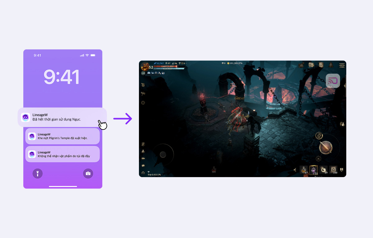 PURPLE – Công cụ đa nền tảng đắc lực để phiêu lưu vào thế giới Lineage W 3 PURPLE – Công cụ đa nền tảng đắc lực để phiêu lưu vào thế giới Lineage W - hinh 5 7