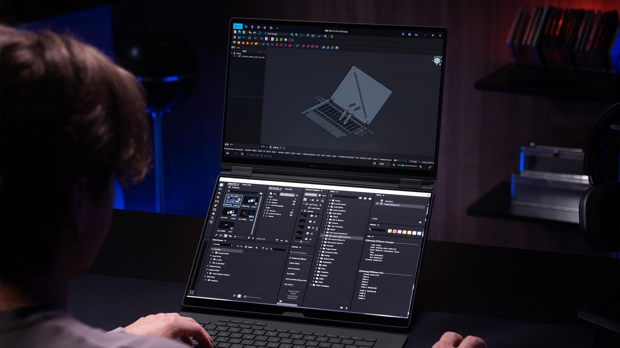 Giá 200 triệu đồng, laptop gaming hai màn hình ROG Zephyrus Duo 16-inch mở đặt hàng - image 77
