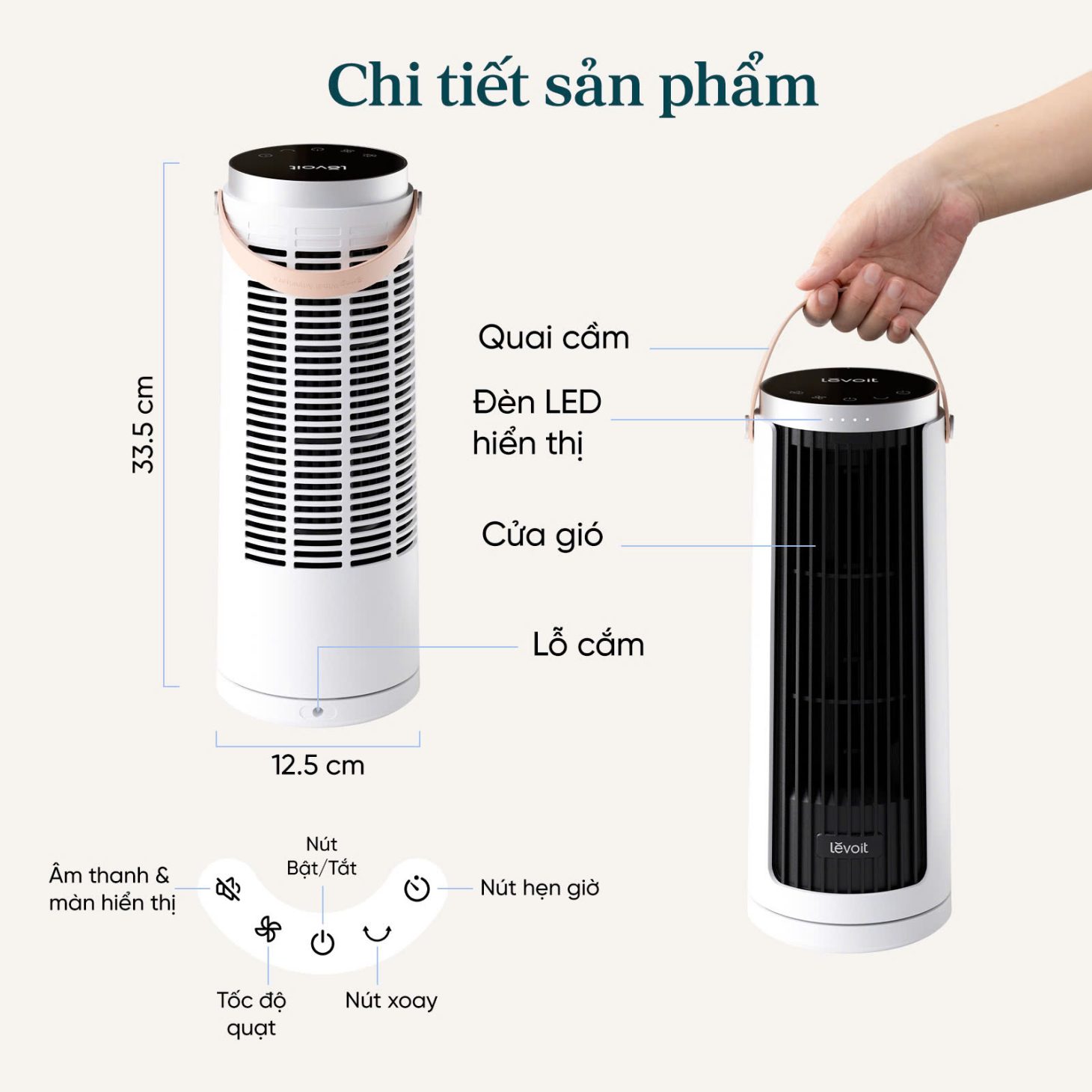 Levoit ra mắt Quạt tháp điều hòa Levoit Windi Mini và Levoit Windi Mini Pro, nhỏ gọn, đa dụng cho mùa hè gia đình - 1 58