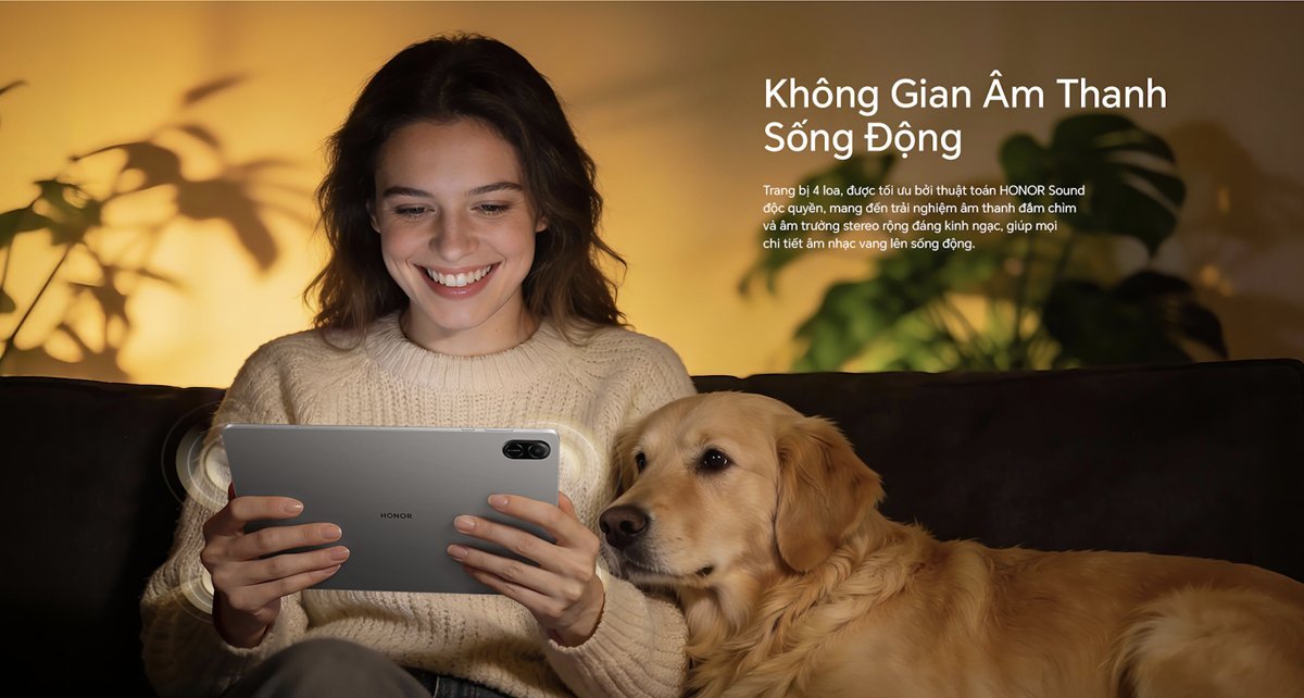 Máy tính bảng HONOR Pad X8b - mỏng nhẹ, chịu lực, hình tiếng sống động, tích hợp sâu AI, giá tốt 4 Máy tính bảng HONOR Pad X8b - mỏng nhẹ, chịu lực, hình tiếng sống động, tích hợp sâu AI, giá tốt - 11