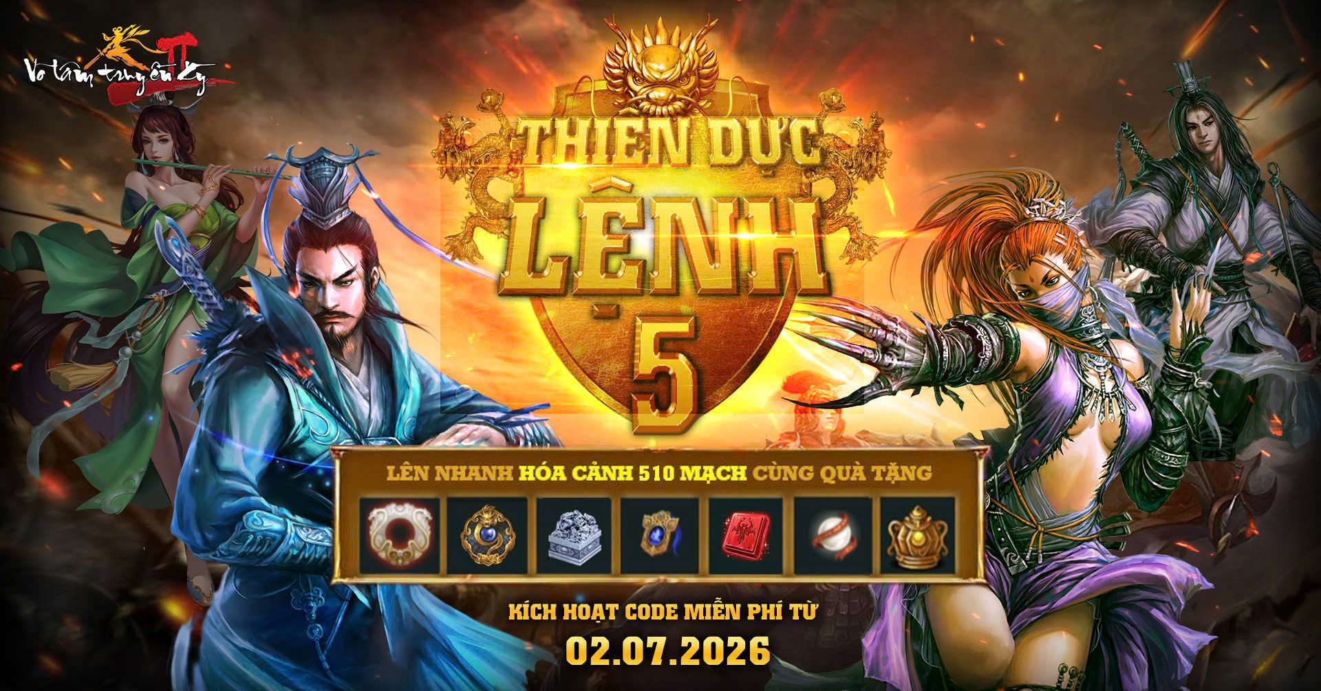 Võ Lâm Truyền Kỳ II ra mắt máy chủ mới Chiến Long, tặng game thủ code game xịn - Anh 2 25