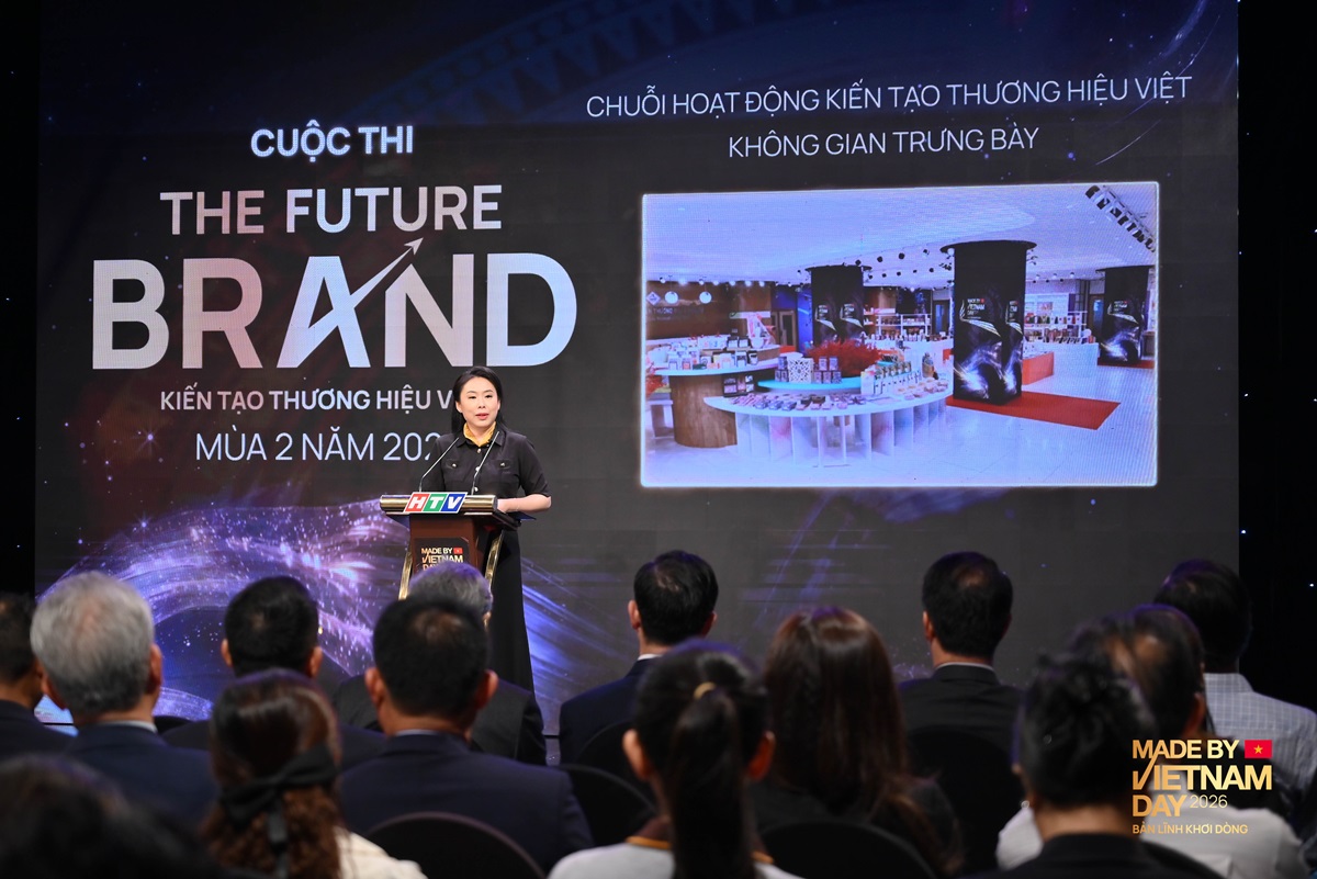 MADE BY VIETNAM DAY – Dấu ấn Thương hiệu Việt 2026 trở lại với tầm vóc, tư duy chiến lược hoàn toàn mới - Bà Hồ Thị Quyên phát biểu