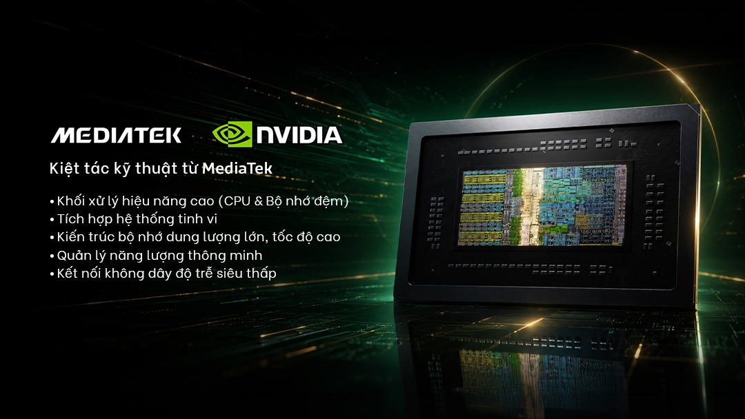 Hợp tác với NVIDIA ra mắt vi xử lý mới RTX Spark, MediaTek chính thức bước vào cuộc chơi Windows PC cao cấp - MediaTek and NVIDIA
