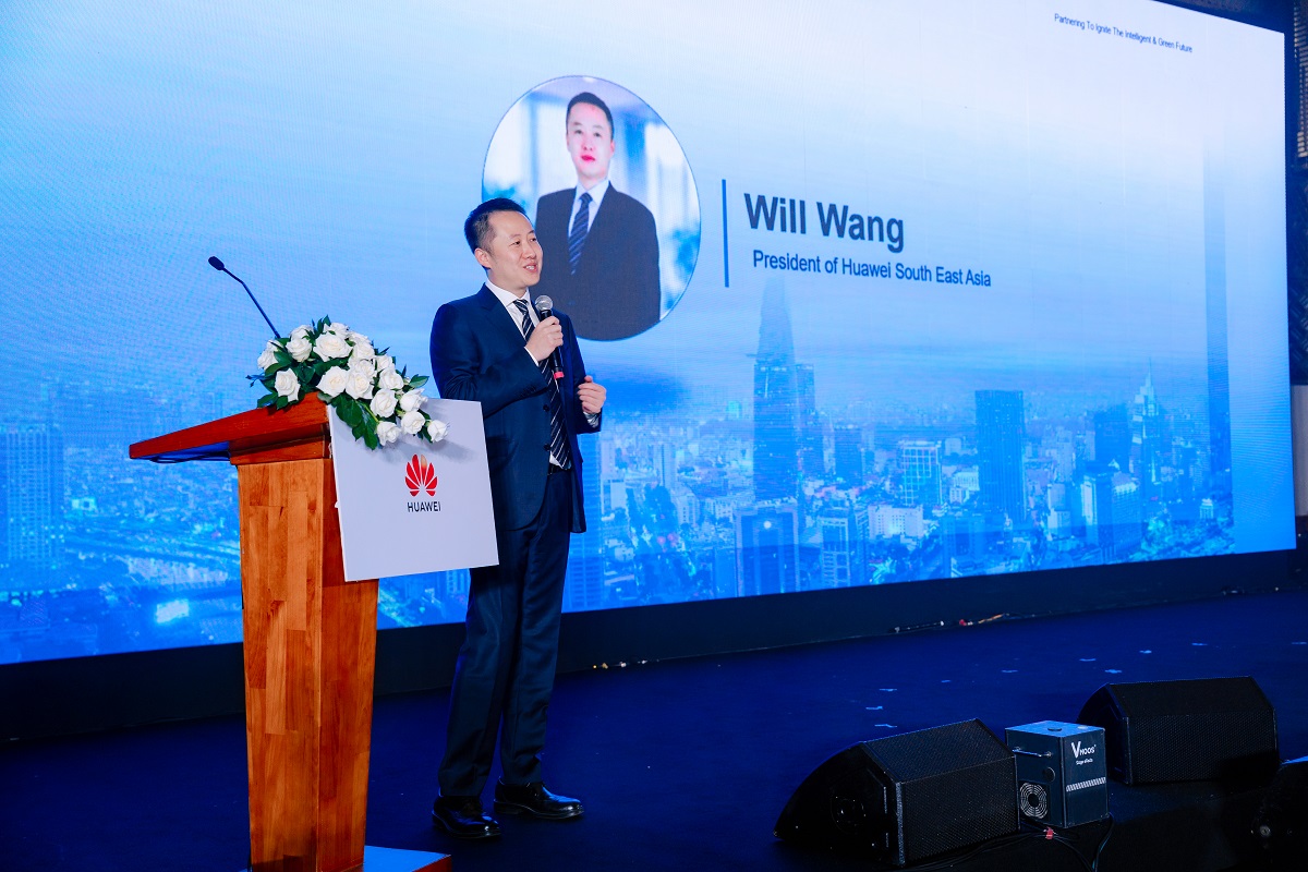 SEA Partner Summit 2026, Huawei cụ thể hóa khả năng tăng tốc trong kỷ nguyên AI cho khách hàng - Ong Will Wang Chu tich Huawei khu vuc Dong Nam A chia se tai su kien 2