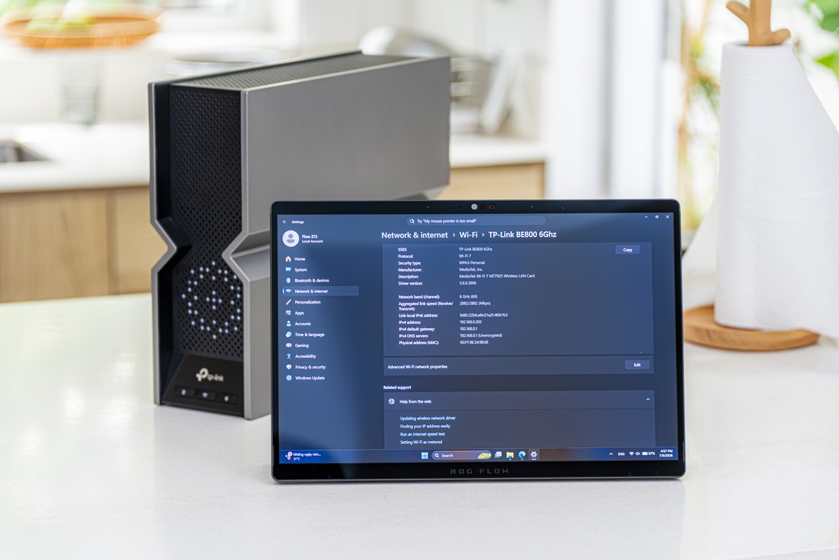Giải thưởng Editor's Choice Award Mid 2026: TP-Link Archer BE800 - Router Wi-Fi 7 cao cấp xuất sắc 7 Giải thưởng Editor's Choice Award Mid 2026: TP-Link Archer BE800 - Router Wi-Fi 7 cao cấp xuất sắc - DSC4659