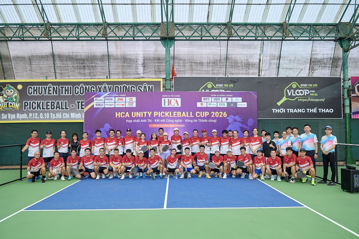 Giải đấu HCA Unity Pickleball Cup 2026, hợp nhất anh tài, kết nối công nghệ 1 Giải đấu HCA Unity Pickleball Cup 2026, hợp nhất anh tài, kết nối công nghệ - MAX03508