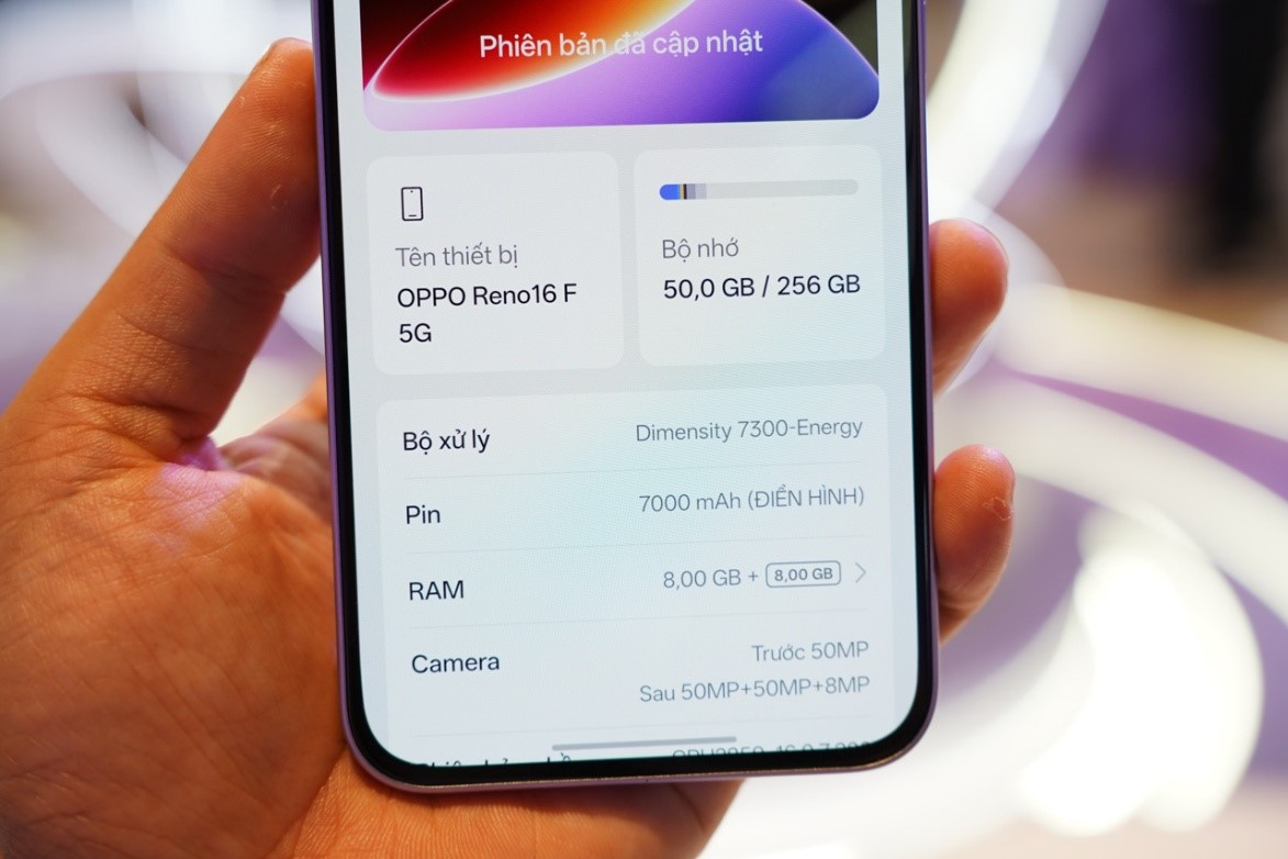Đánh giá OPPO Reno16 F 5G: Sự lên ngôi camera tele, pin khủng 7.000 mAh và AI biến hóa cùng Gen Z 21 Đánh giá OPPO Reno16 F 5G: Sự lên ngôi camera tele, pin khủng 7.000 mAh và AI biến hóa cùng Gen Z - bnff