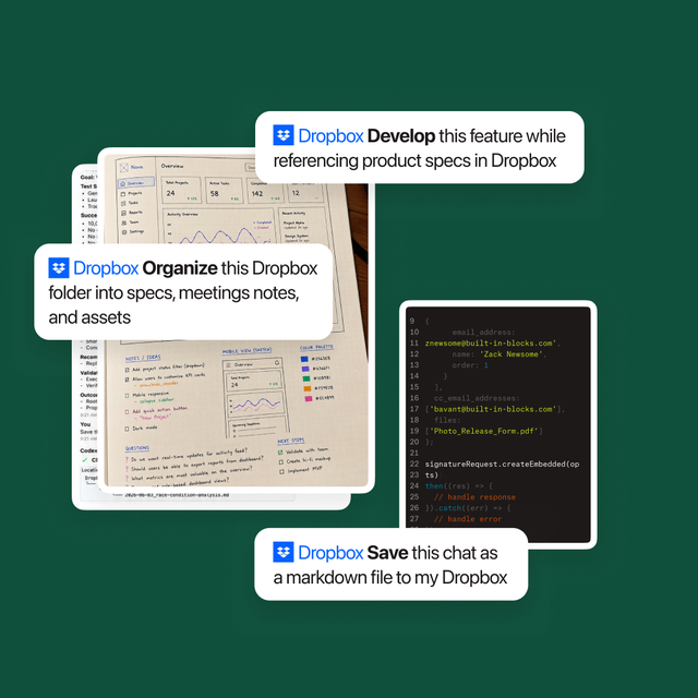Dropbox mở rộng hệ sinh thái AI với ChatGPT, Claude và Gemini 1 Dropbox mở rộng hệ sinh thái AI với ChatGPT, Claude và Gemini - 260806 Dropbox AI ecosystem ChatGPT claude gemini 02