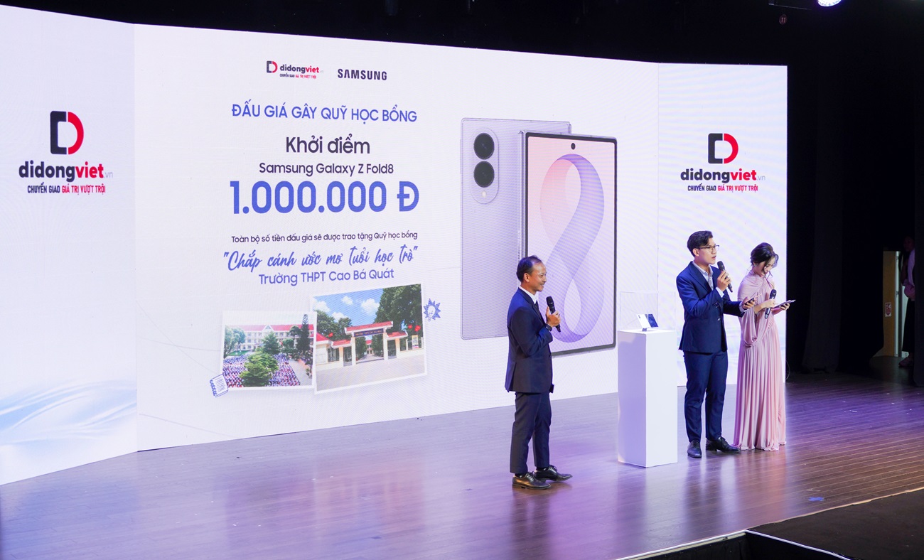 Di Động Việt tưng bừng với “fashion - tech show” trong đêm mở bán sớm Galaxy Z Flip8, Z Fold8 và Fold8 Ultra 3 Di Động Việt tưng bừng với “fashion - tech show” trong đêm mở bán sớm Galaxy Z Flip8, Z Fold8 và Fold8 Ultra - DSC09982