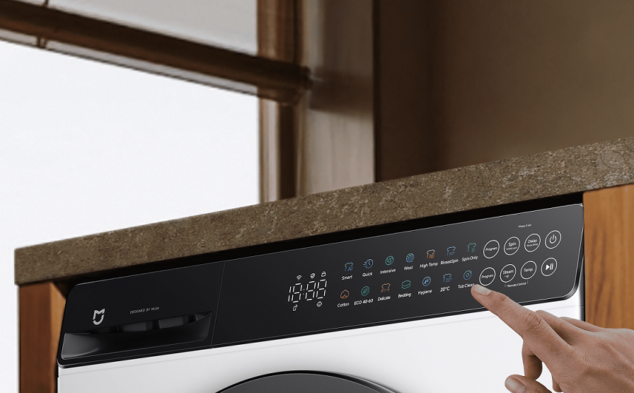Xiaomi trình làng REDMI Watch 6 Series, máy giặt Mijia và loạt thiết bị gia dụng thông minh mới - Mijia Front Load Washer 8kg