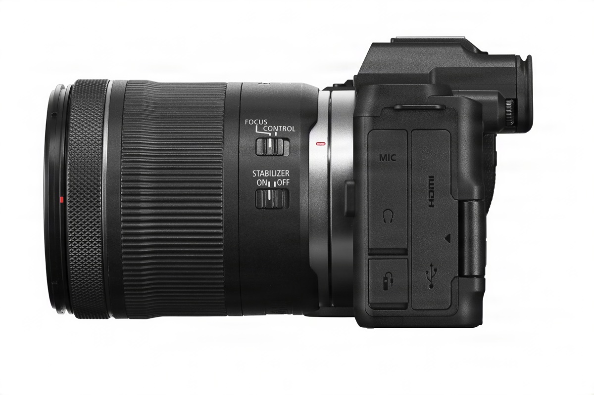 EOS R8 Mark II - Máy ảnh nhỏ gọn, công nghệ cao cấp, nhiều tính năng thông minh cho nhà sáng tạo 6 EOS R8 Mark II - Máy ảnh nhỏ gọn, công nghệ cao cấp, nhiều tính năng thông minh cho nhà sáng tạo - 18 K543 Left RF24 105mmF4 7.1 IS STM