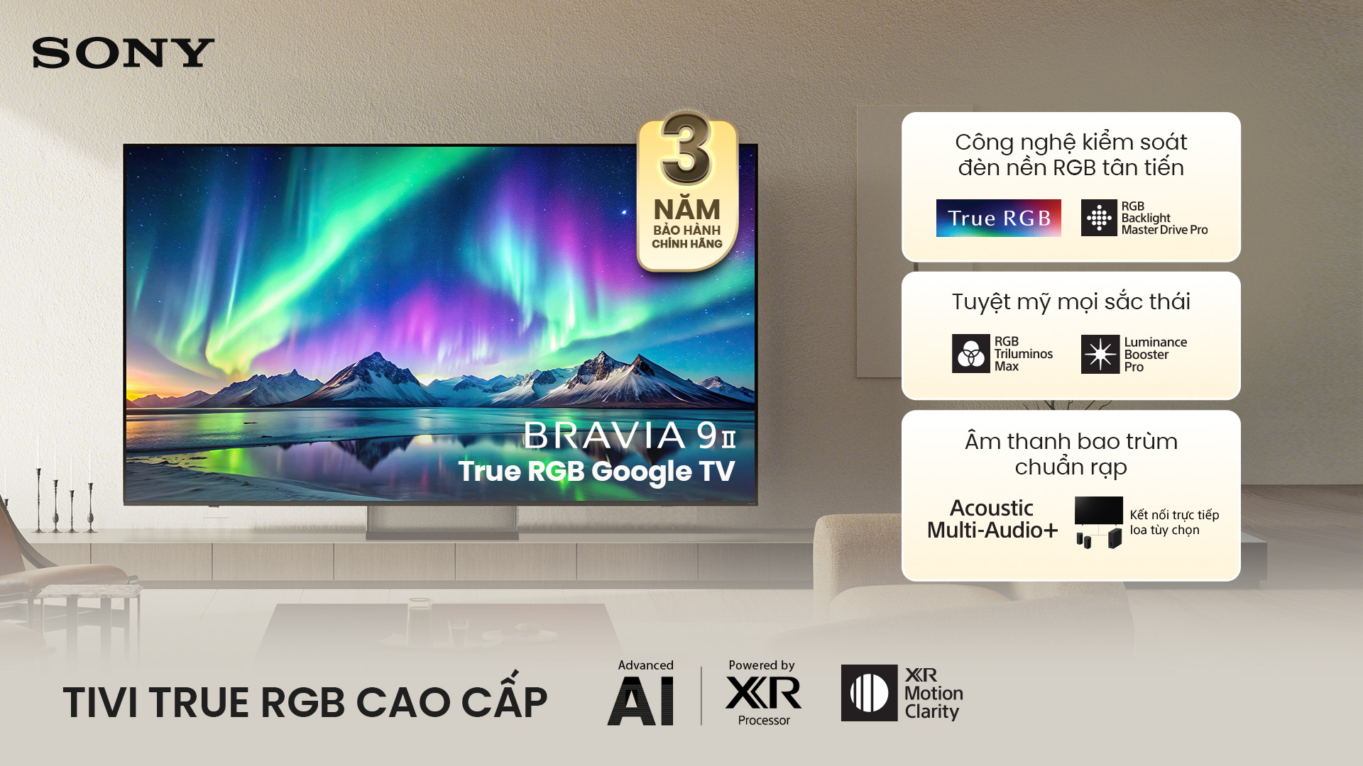 Sony BRAVIA 9 II là “vua của RGB LED TV 2026” tại Value Electronics TV Shootout 3 Sony BRAVIA 9 II là “vua của RGB LED TV 2026” tại Value Electronics TV Shootout - 2 BRAVIA 9 II