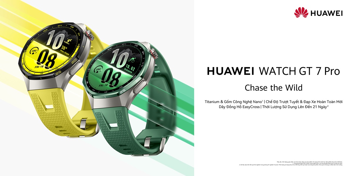 Đồng hồ HUAWEI WATCH GT 7 Series và tai nghe HUAWEI FreeBuds Neo sắp mở bán tại Việt Nam 2 Đồng hồ HUAWEI WATCH GT 7 Series và tai nghe HUAWEI FreeBuds Neo sắp mở bán tại Việt Nam - Anh 1 KV San pham