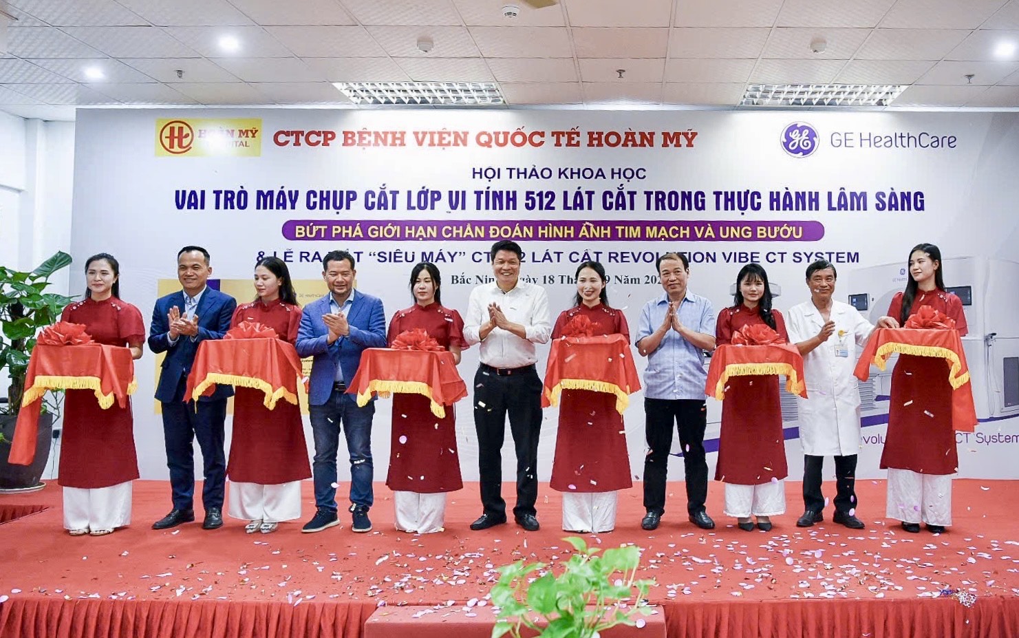GE HealthCare ra mắt hệ thống CT Revolution 512 lát cắt thế hệ mới nhất tại Bệnh viện Hoàn Mỹ Bắc Ninh - GE HealthCare ra mắt hệ thống CT Revolution 512 lát cắt thế hệ mới nhất tại Bệnh viện Hoàn Mỹ Bắc Ninh