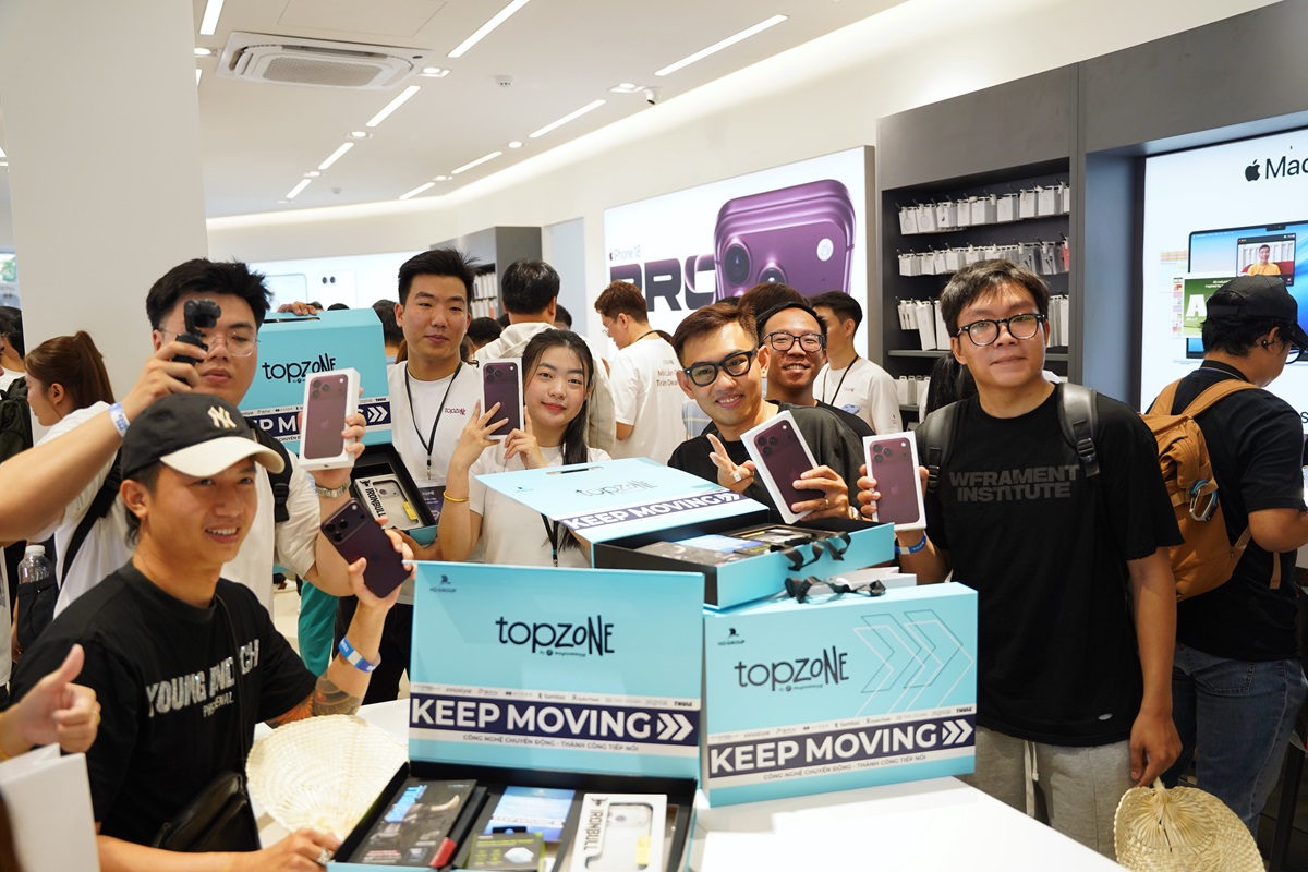 TopZone giao 20.000 máy trong ngày mở bán iPhone 18 series - màu Burgundy đỏ được ưa chuộng nhất - TopZone mở bán iPhone 18 Pro seriesHình 4TopZone mở bán iPhone 18 Pro series