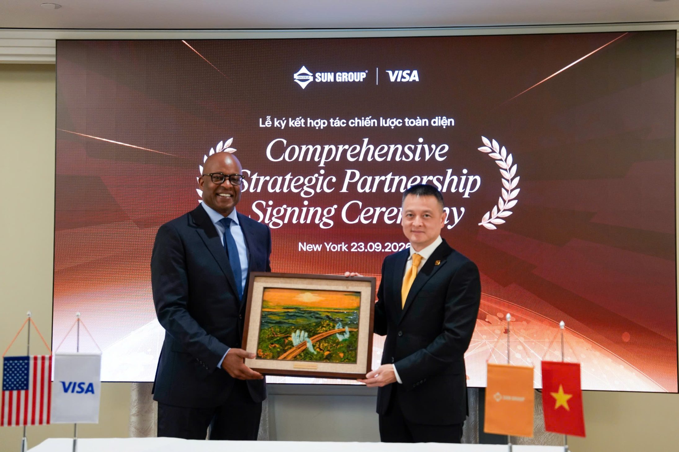 Visa mở rộng hợp tác với Sun Group và Vietnam Airlines trong khuôn khổ hợp tác Việt Nam – Hoa Kỳ - Visa va Sun Group ky ket Bien ban ghi nho MOU 3