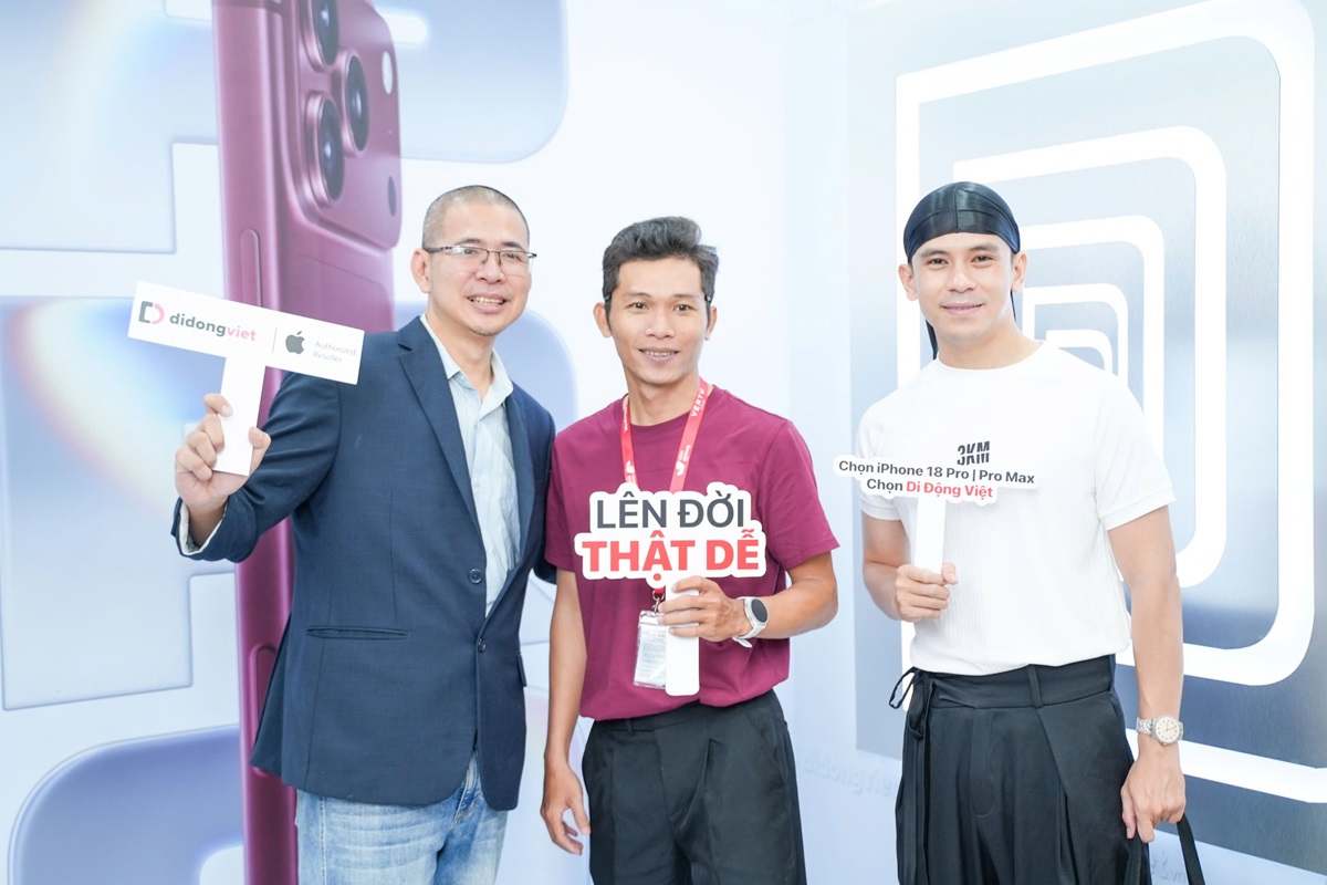 Di Động Việt rộn ràng mở bán iPhone 18 Pro Series, ưu đãi đến 9,5 triệu đồng 1 Di Động Việt rộn ràng mở bán iPhone 18 Pro Series, ưu đãi đến 9,5 triệu đồng - iPhone 18 Pro 3