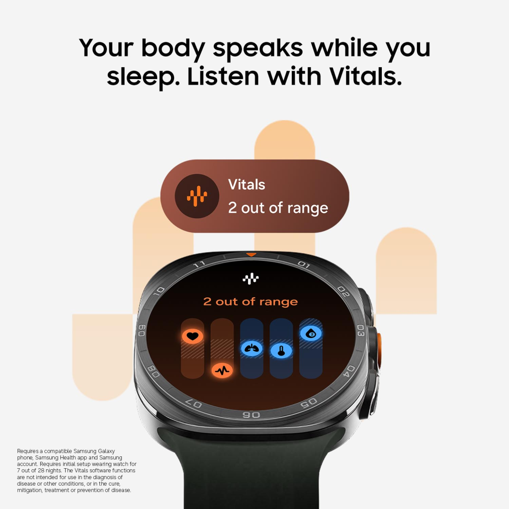 Galaxy Watch Ultra2, đồng hồ thông minh chăm sóc sức khỏe từ thể thao đến ngủ, cho người dùng 3 Galaxy Watch Ultra2, đồng hồ thông minh chăm sóc sức khỏe từ thể thao đến ngủ, cho người dùng - image 12 1024x1024 1