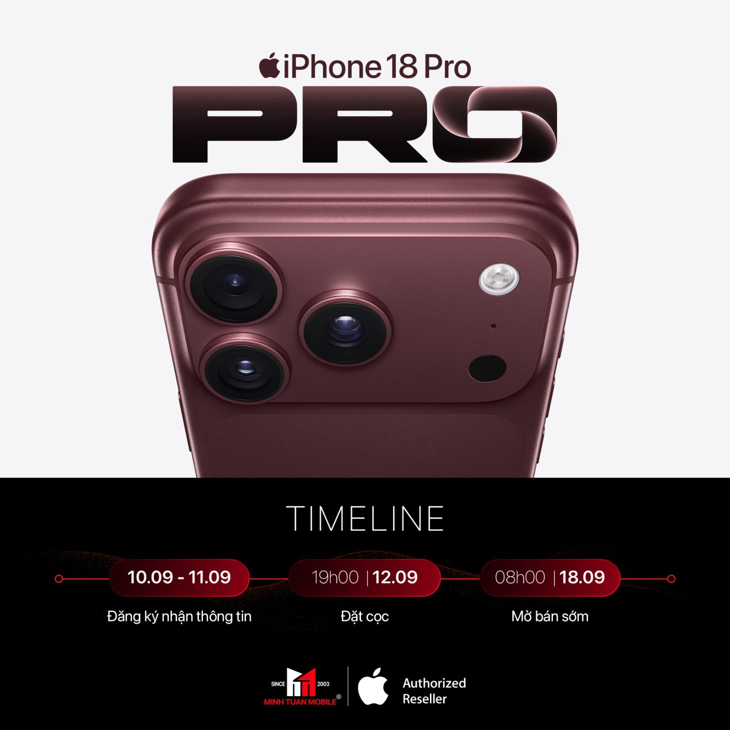 Minh Tuấn Mobile mở đặt hàng iPhone 18 Pro & iPhone 18 Pro Max, ưu đãi nhiều, trao máy sớm - minh tuan mobile mo dat hang iphone 18 pro 05