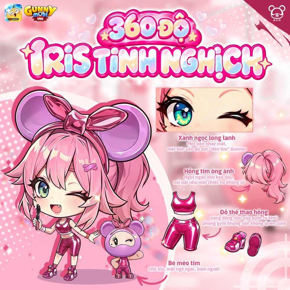 Gunny Mobi trình làng bộ tứ Cosmos Bear vừa xinh vừa cá tính 1 Gunny Mobi trình làng bộ tứ Cosmos Bear vừa xinh vừa cá tính - Anh 2