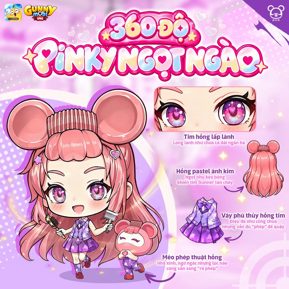 Gunny Mobi trình làng bộ tứ Cosmos Bear vừa xinh vừa cá tính 2 Gunny Mobi trình làng bộ tứ Cosmos Bear vừa xinh vừa cá tính - Anh 3